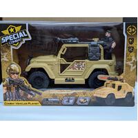 Military - Combat Vehicles Playset - Jeep