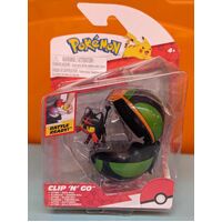 Pokemon Poke Ball - Clip N' Go -  With Litten Figure