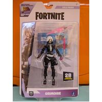 Fortnite - Grimoire - Solo Mode - 4 inch - Articulated Figure with Forsaken Strike Harvesting Tool Accessory - + Virtual Code