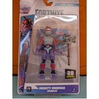 Fortnite - Moisty Merman - Solo Mode - 4 inch - Articulated Figure with Director's Cut Harvesting Tool Accessory - + Virtual Code