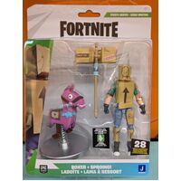 Fortnite - Boxer - Emote Mode - 4 inch - Articulated Figure with Weapon & Sproing!