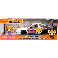 Aggretsuko & 1986 Toyota Trueno (AE86) -  1/24th Scale Die-Cast Vehicle