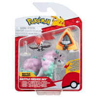 Pokemon - Battle Figure Set - Galarian Ponyta, Pikipek & Snorunt