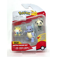 Pokemon - Battle Figure Set - Togepi, Wartortle & Pancham