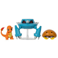 Pokemon - Battle Figure Set - Charmander, Metang & Kabuto