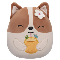 Squishmallows - Regina The Drinking Corgi - 7.5 Inch