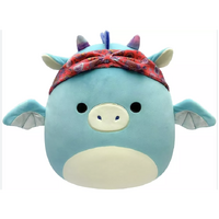 Squishmallows - Tatiana The Headbanded Blue Dragon - 7.5 Inch