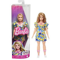 Barbie Doll With Down Syndrome Wearing Floral Dress