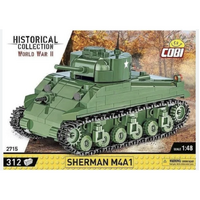 Cobi: World War II - Sherman M4A1 Tank Construction Set (312 pieces)