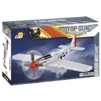 Top Gun: Maverick - North American P-51D Mustang Fighter Plane 1/48th Scale Building Block Construction Set (150 Pieces)