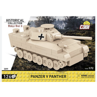 Cobi: World War II - Panzer V Panther Tank Historical Collection 1/72 Scale Building Block Construction Set (126 Pieces)