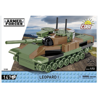 Cobi: Armed Forces - Leopard I Tank 1/72 Scale Building Block Construction Set (147 Pieces)
