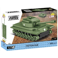 Cobi: Armed Forces - Patton M48 Tank 1/72 Scale Building Block Construction Set (127 Pieces)