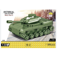 Cobi: World War II - IS-2 Tank Historical Collection 1/72 Scale Building Block Construction Set (130 Pieces)
