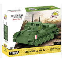 Cobi: World War II - Cromwell Mk.IV Tank Historical Collection 1/72 Scale Building Block Construction Set (110 Pieces)