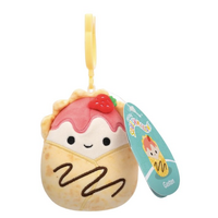 Squishmallows - Gasten The Strawberry Crepe - 3.5" Clip-On Plush