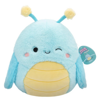 Squishmallows - Fuzz-a -Mallow - Giles the Blue Grasshopper - 12" Plush