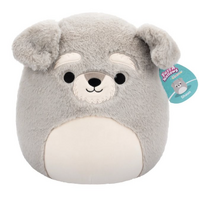 Squishmallows - Fuzz-a -Mallow - Shaun The Grey Schnauzer - 12" Plush