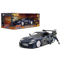 Naruto Shippunden - Kakashi With 1993 Mazda RX-7 V2 - 1:24 Scale Diecast Vehicle