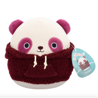Squishmallows - Ponder the Pink & Cream Panda - Whooly Hoody - 7.5 Inch Plush