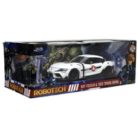 Robotech - Roy Fokker & 2020 Toyota Supra - Anime Hollywood Rides - 1/24th Scale Die-Cast Vehicle Replica