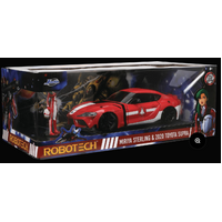 Robotech - Miriya Sterling & 2020 Toyota Supra - Anime Hollywood Rides - 1/24th Scale Die-Cast Vehicle Replica