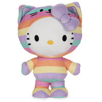 Hello Kitty in Rainbow Outfit - Sanrio - Medium 30cm Plush