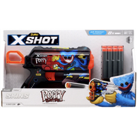 Xshot  -Skins Flux - Poppy Playtime Blaster with 8 Darts - Toony