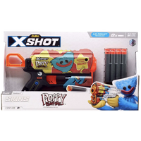 Xshot  -Skins Flux - Poppy Playtime Blaster with 8 Darts - Timeout