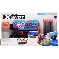 Xshot  -Skins Flux - Poppy Playtime Blaster with 8 Darts - Gametime