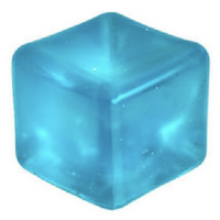 Smoosho's - Blue - Super Squeeze - Jelly Cube