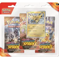 Pokemon Cards - Zapdos - Surging Sparks - 3 Booster Blister