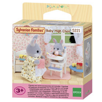 Sylvanian Families - Baby High Chair - White Blue