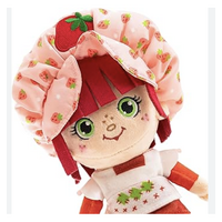 Strawberry Shortcake - 1980 - Strawberry Shortcake - Cheebee - Scented 8" Plush