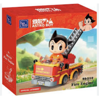 Astro Boy - Astro Boy in Fire Engine - Building Block Construction Set -184 Pieces