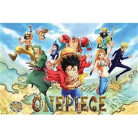 Poster - One Piece - Pirate Crew & Map - No.24