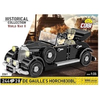 Cobi: World War II - Charles de Gaulle’s 1936 Horch 830 Convertible 1/35th Scale Construction Set (244 Pieces)