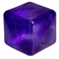 Smoosho's - Purple - Super Squeeze - Jelly Cube