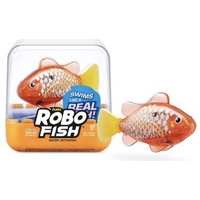 Robo Fish - Orange - 8cm - Water Activated