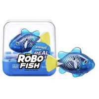 Robo Fish - Blue/Black - 8cm - Water Activated