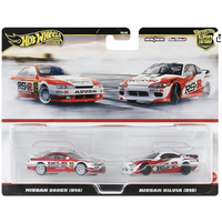 Hot Wheels - Premium 2 Pack - Nissan 240SX S14  and Nissan Silvia S15