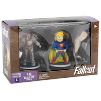 Fallout - T-60 & Vault Boy (Power) - 3" Collectable Figures Set - (C)