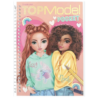 Top Model - Pocket Colouring Book - Lexy and Nyela