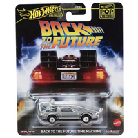 Hot Wheels - Back to the Future - Time Machine - Premium POP Culture - Die Cast Car