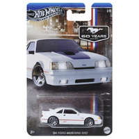 Hot Wheels - 1984 Ford Mustang SVO -  Silver Series – 60 Years of Mustangs