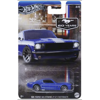 Hot Wheels - 1965 Ford Mustang 2+2 Fastback -  Silver Series – 60 Years of Mustangs