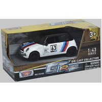 Motormax - Mini Cooper GT Racing 63 - 1:43 Die-Cast Collection