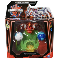 Bakugan Starter - 3 Pack - Special Attacks - Dragonoid & Mantid & Butterclaw