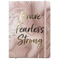 Strapped Journal - Brave Fearless Strong