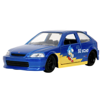 Sonic the Hedgehog - 1997 Honda Civic Type-R  -1/32 Scale Die-Cast Vehicle Replica